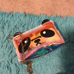 A cute holographic purse!